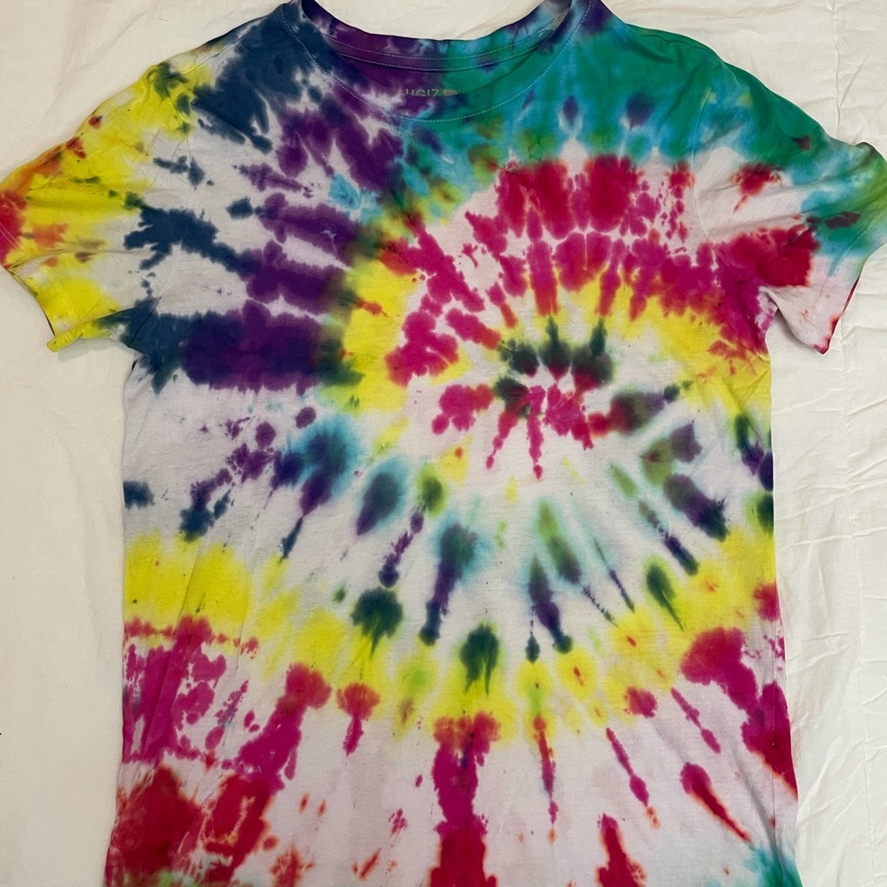 Handmade tie dye t shirt M